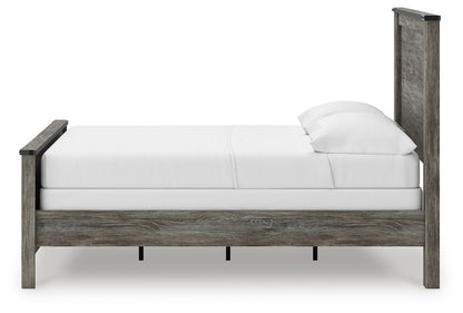 Frandern - Panel Bed, Full, Gray