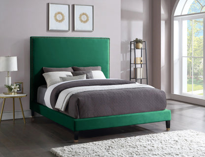 Harlie - Bed, Queen, Green