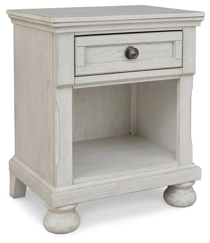 Robbinsdale - One Drawer Night Stand - Antique White