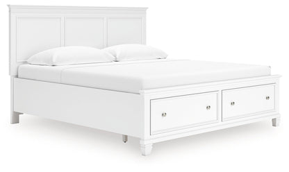 Fortman - Panel Bed, Full, White