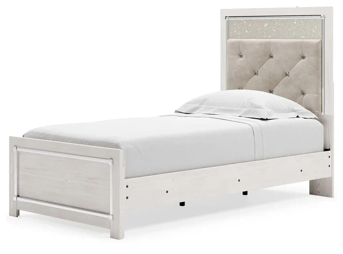 Altyra - Panel Bed, Twin, White