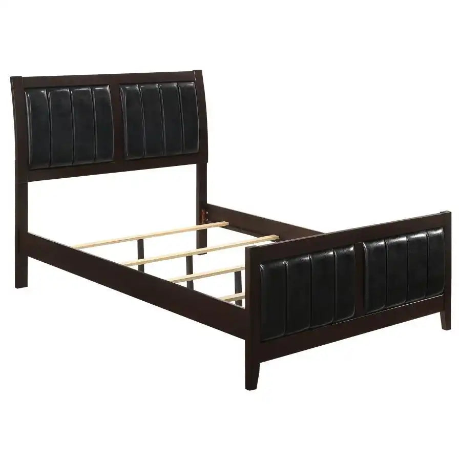 Carlton - Wood Panel Bed, Full, Black