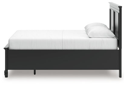 Lanolee - Panel Bed, Queen, Black