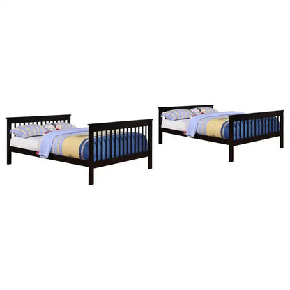Chapman - Wood Bunk Bed, Twin over Full, Black