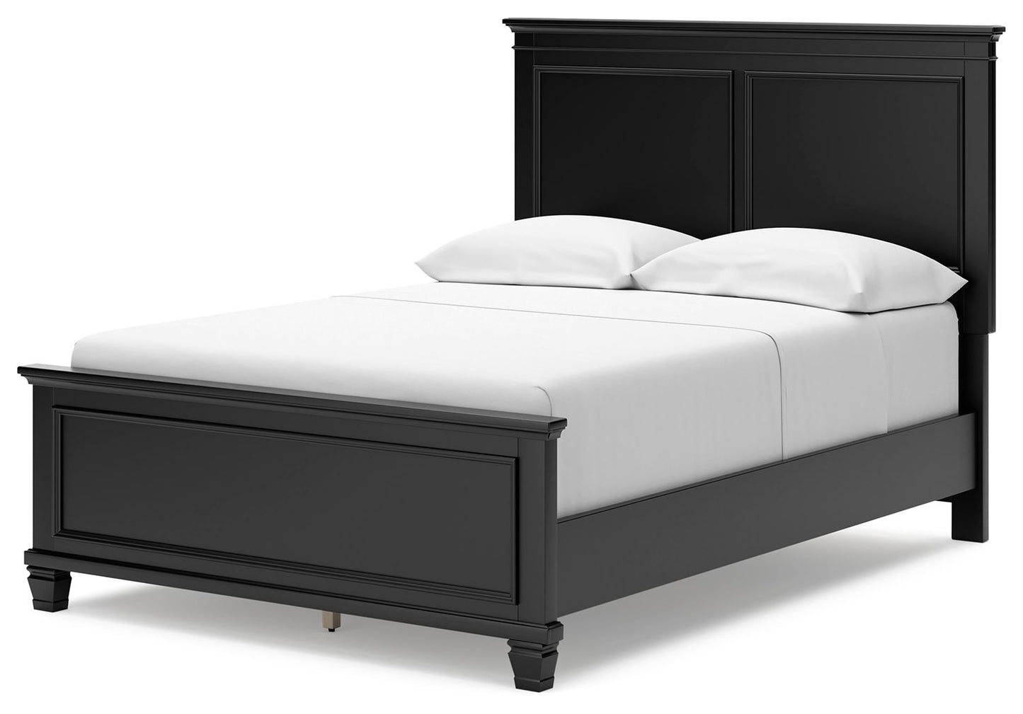 Lanolee - Panel Bed, Queen, Black