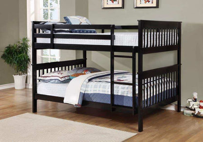 Chapman - Wood Bunk Bed, Twin over Full, Black