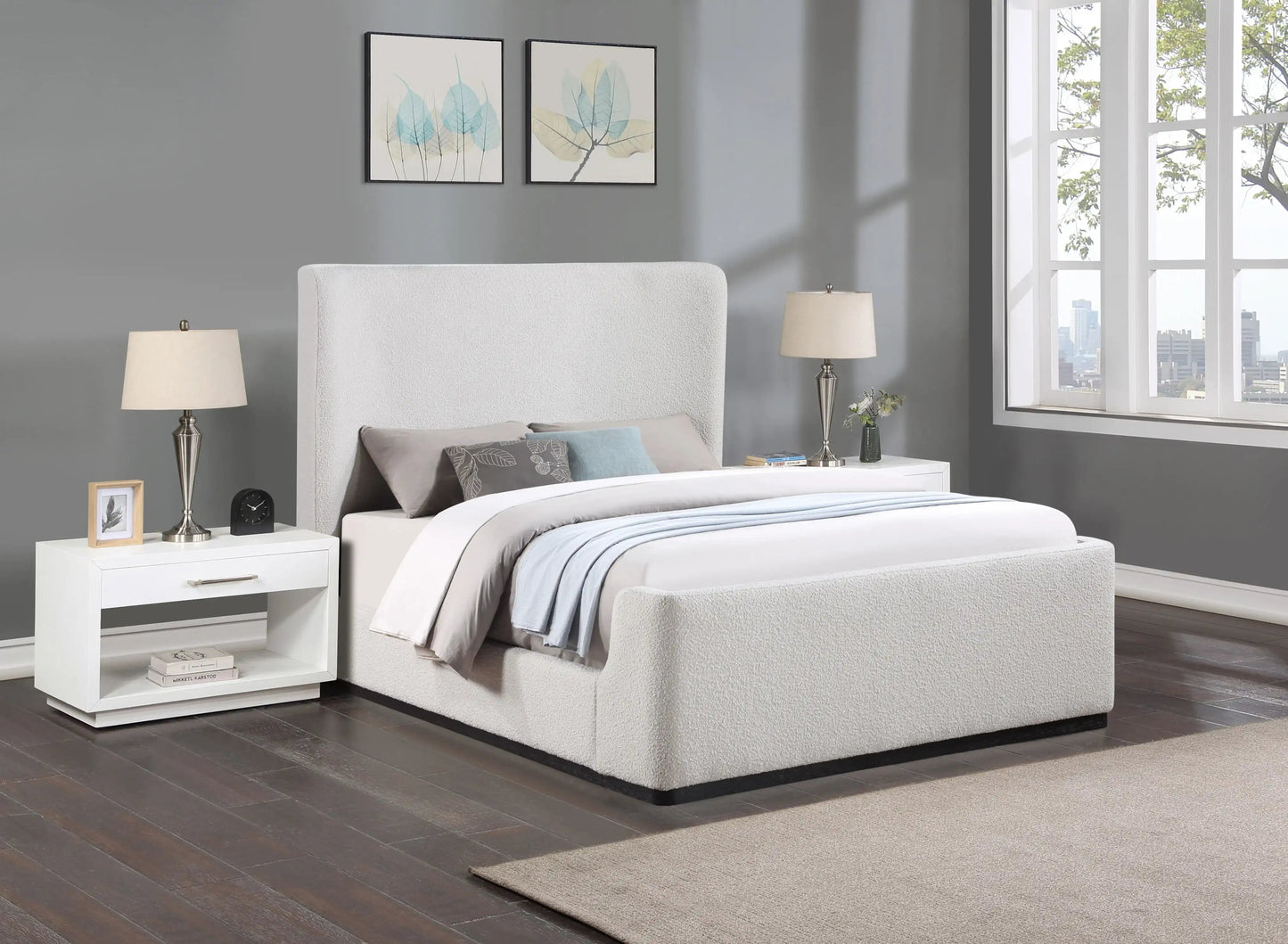 Oliver - Bed, Twin, Beige