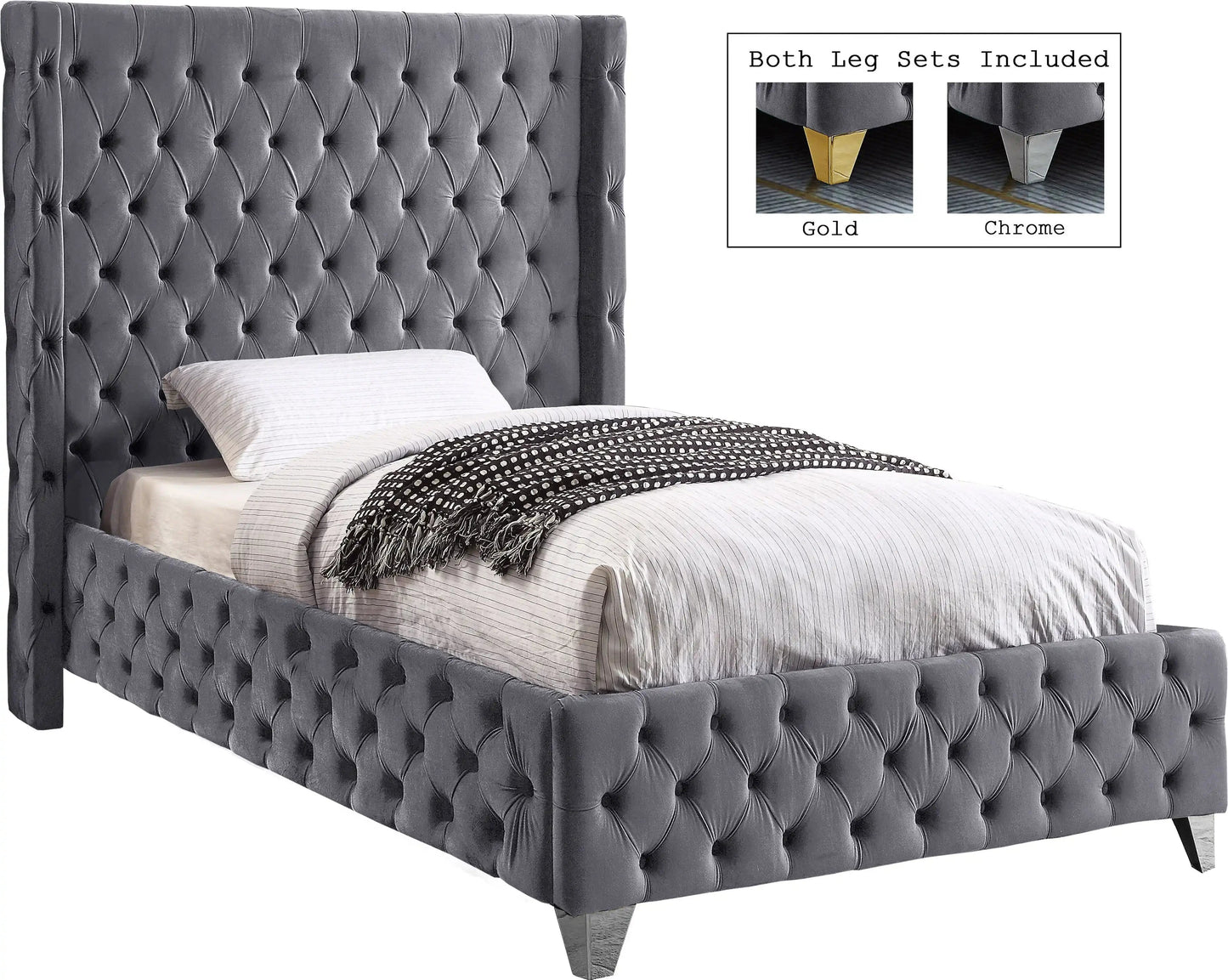 Savan - Bed, Queen, Beige