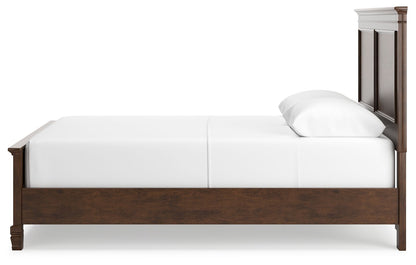 Danabrin - Panel Bed, Twin, Dark Brown