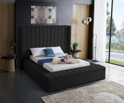Kiki - Bed, King, Black