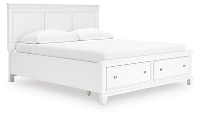 Fortman - Panel Bed, Full, White