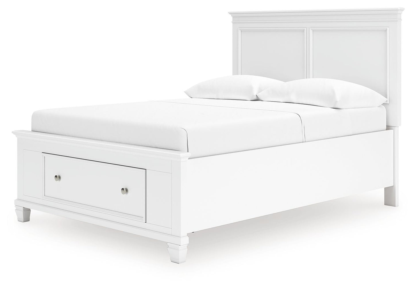 Fortman - Panel Bed, Full, White