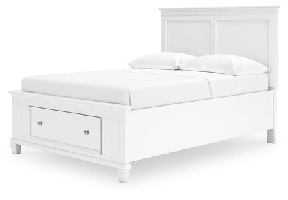 Fortman - Panel Bed, Full, White