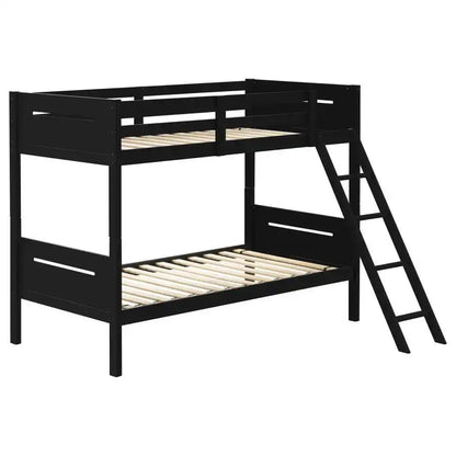 Littleton - Bunk Bed, Twin over Twin, Black