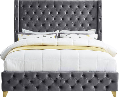 Savan - Bed, Queen, Beige