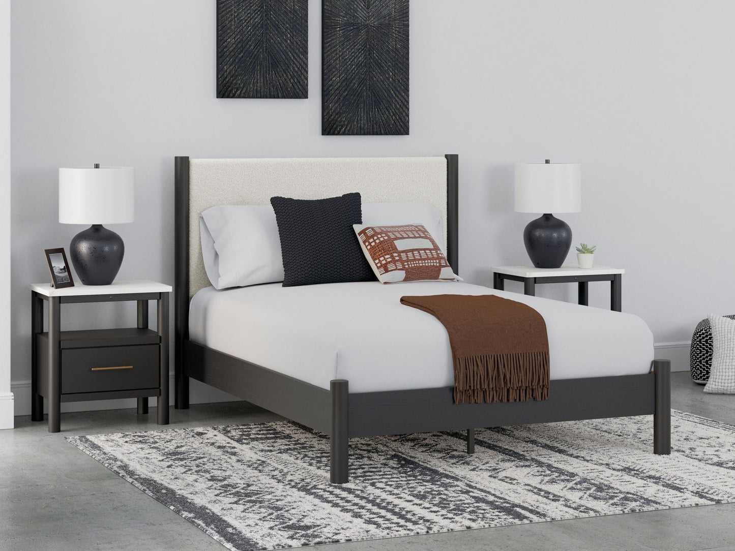 Cadmori - Panel Bedroom Set, Beige