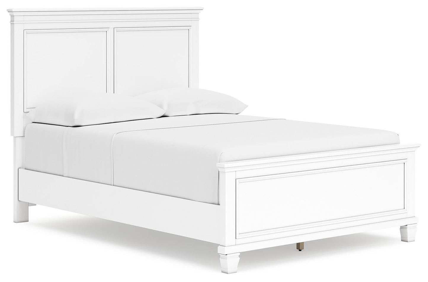 Fortman - Panel Bed, Full, White