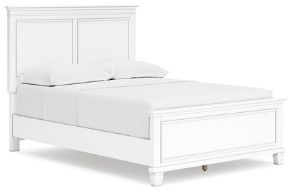 Fortman - Panel Bed, Full, White