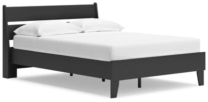 Socalle - Panel Platform Bed, Full, White