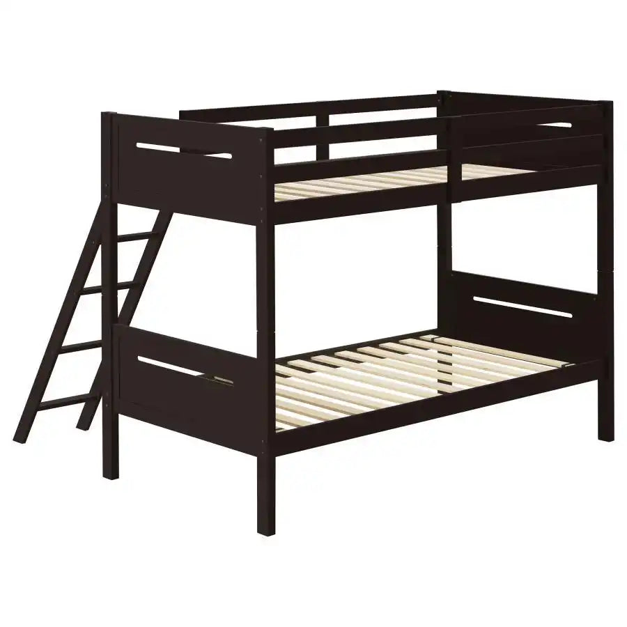 Littleton - Bunk Bed, Twin over Twin, Black