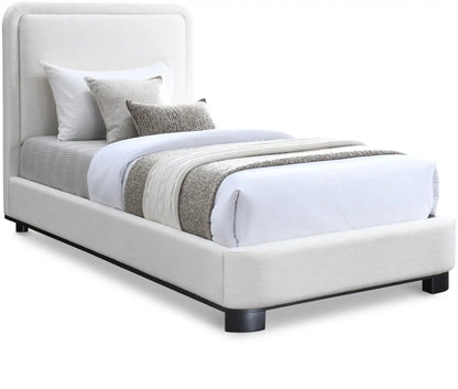 Nolita - Bed With Black Base, Full, White