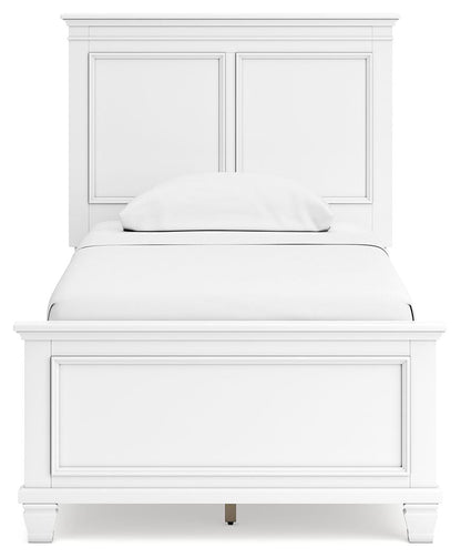 Fortman - Panel Bed, Full, White