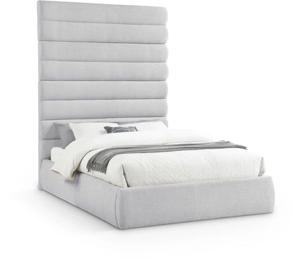 Adam - Linen Fabric Bed With 89 Headboard