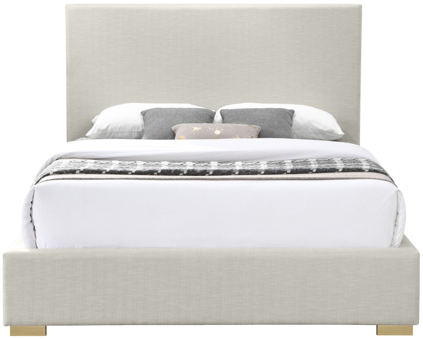 Crosby - Bed, Full, Beige
