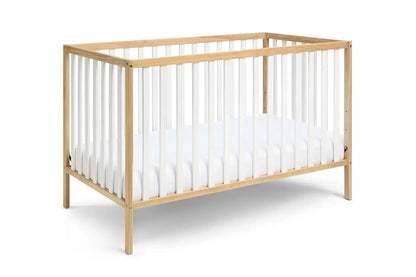 Deux - Remi 3-in-1 Convertible Island Crib, White