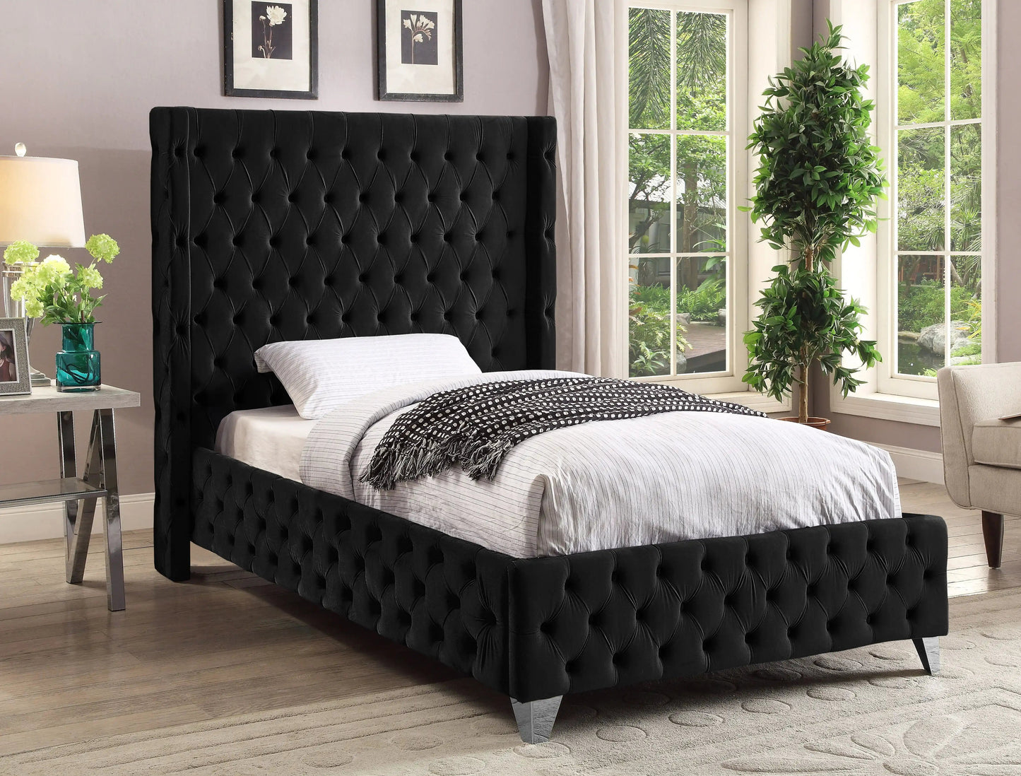 Savan - Bed, Queen, Beige