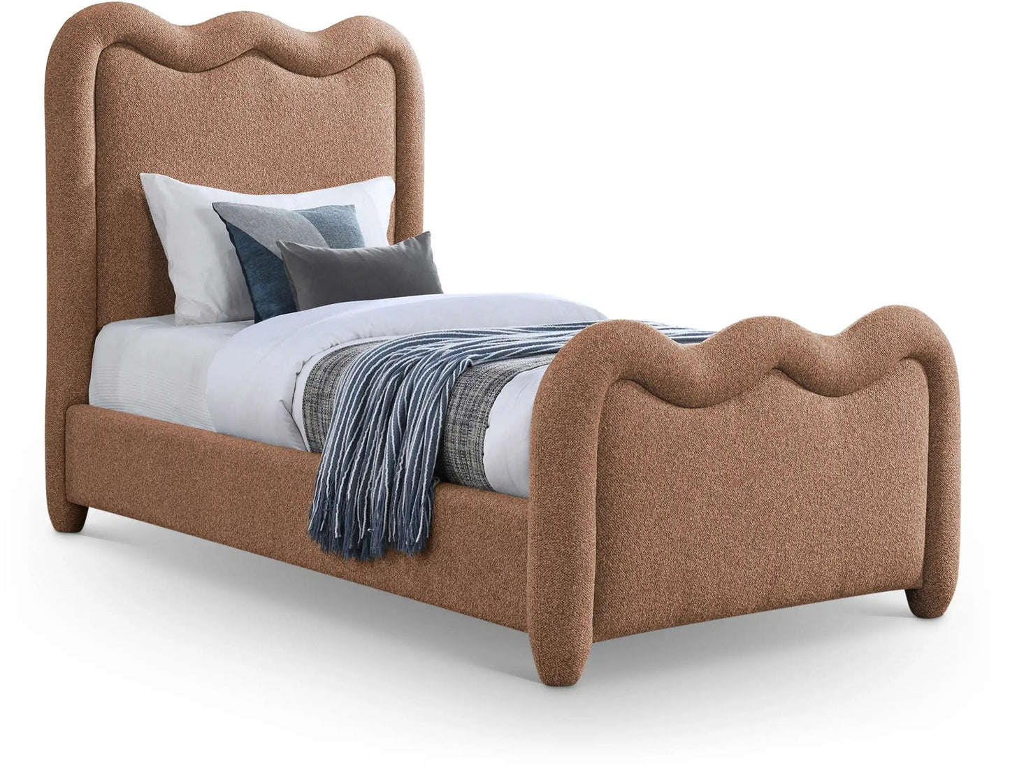 Gavin - Bed, Full, Beige