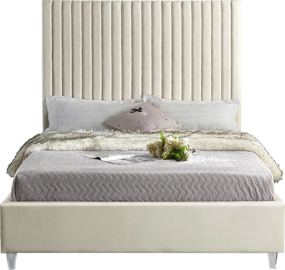 Candace - Bed, Full, Beige