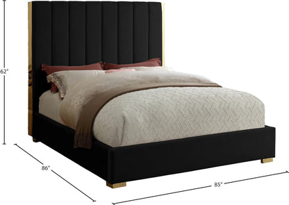 Becca - Bed, Queen, Black