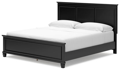 Lanolee - Panel Bed, Queen, Black