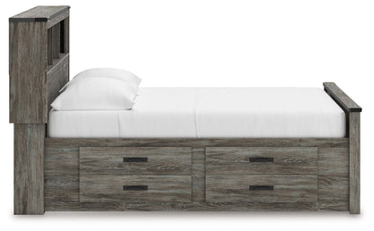 Frandern - Bookcase Panel Bed, Full, Gray