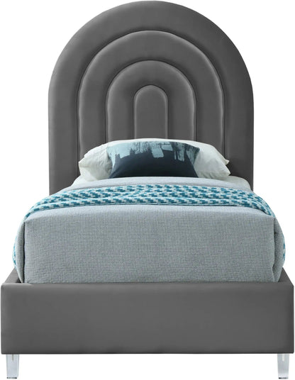 Rainbow - Bed, Full, Dark Gray