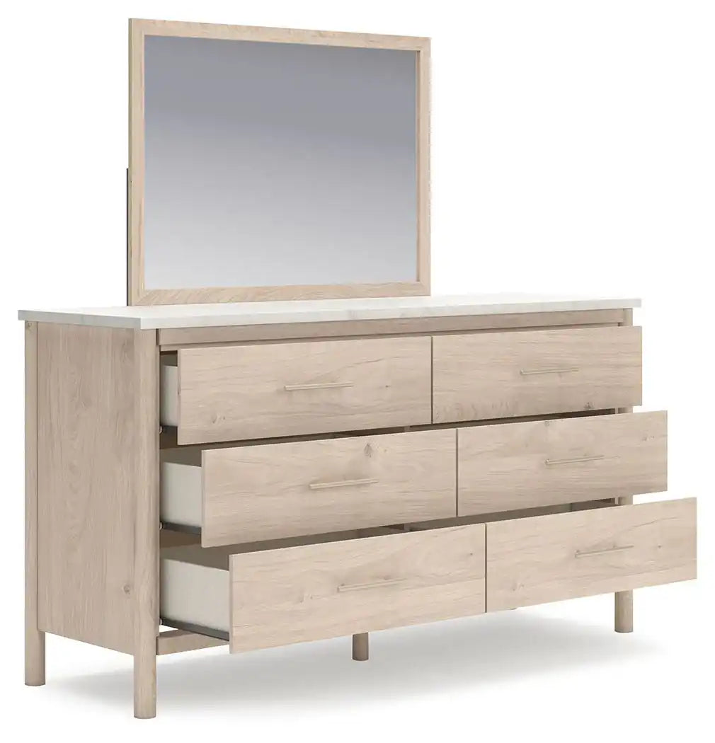 Cadmori - Panel Bedroom Set, Beige