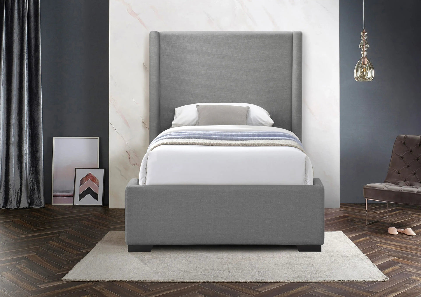 Oxford - Bed, King, Beige
