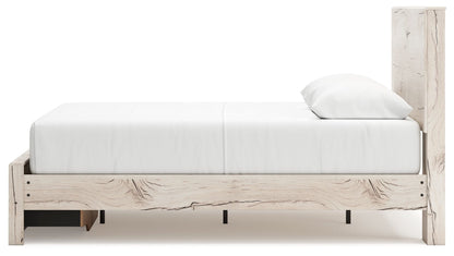 Lawroy - Panel Bed With Storage, Queen, Beige