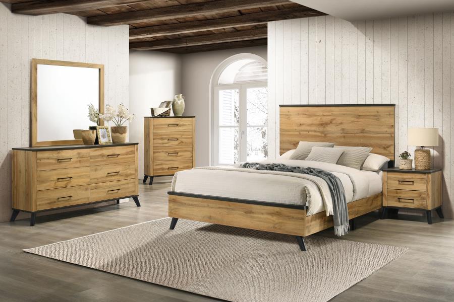 Kaywood - Panel Bed, Full, Light Brown
