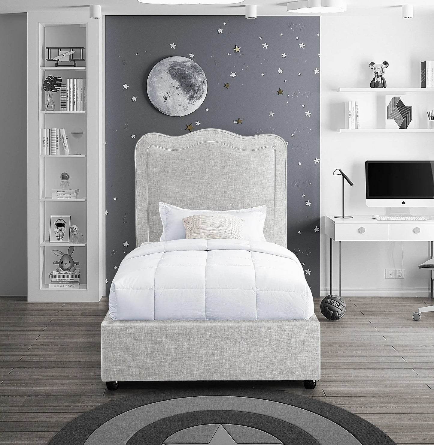 Felix - Bed, Full, Beige