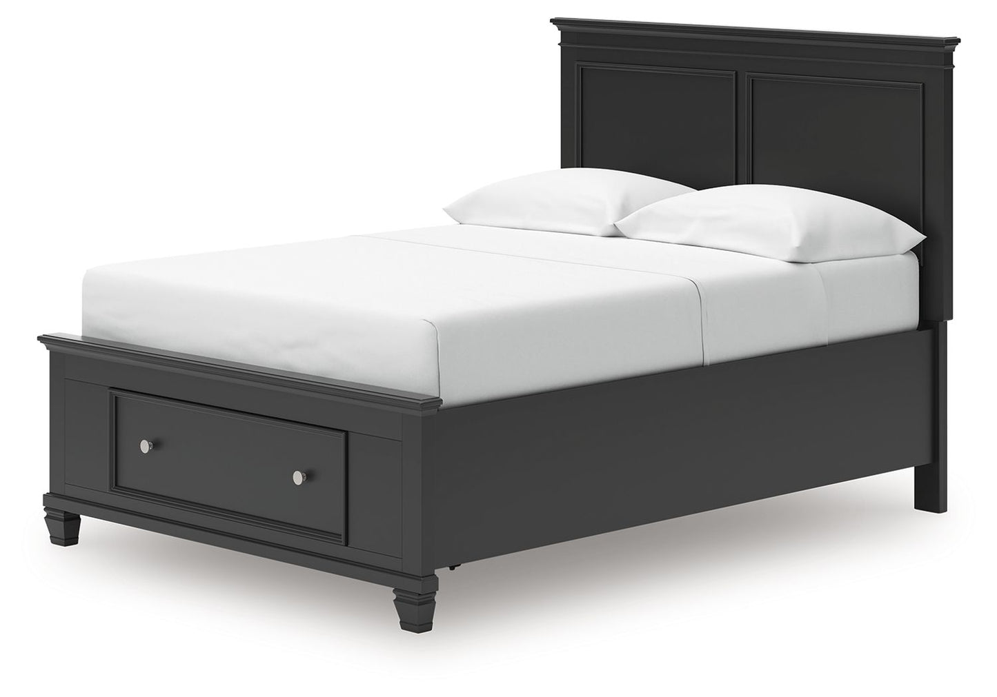 Lanolee - Panel Bed, Queen, Black