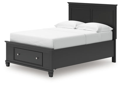 Lanolee - Panel Bed, Queen, Black