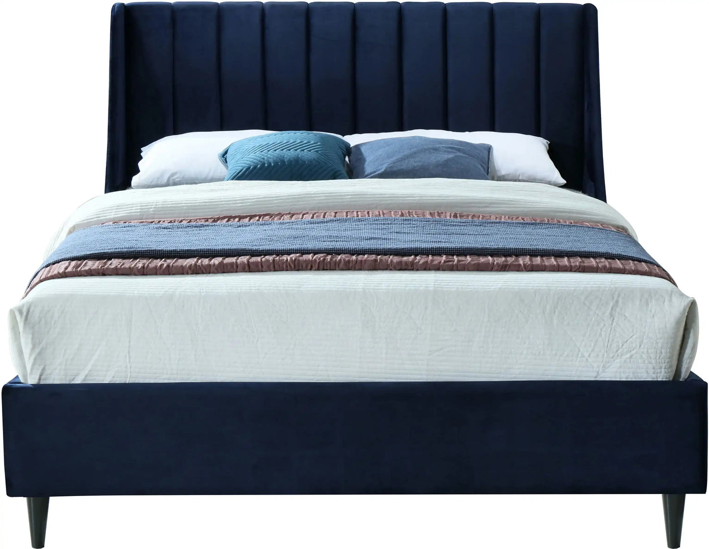 Eva - Velvet Bed, Twin, Green