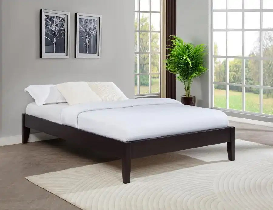 Hounslow - Universal Platform Bed, King, Dark Brown