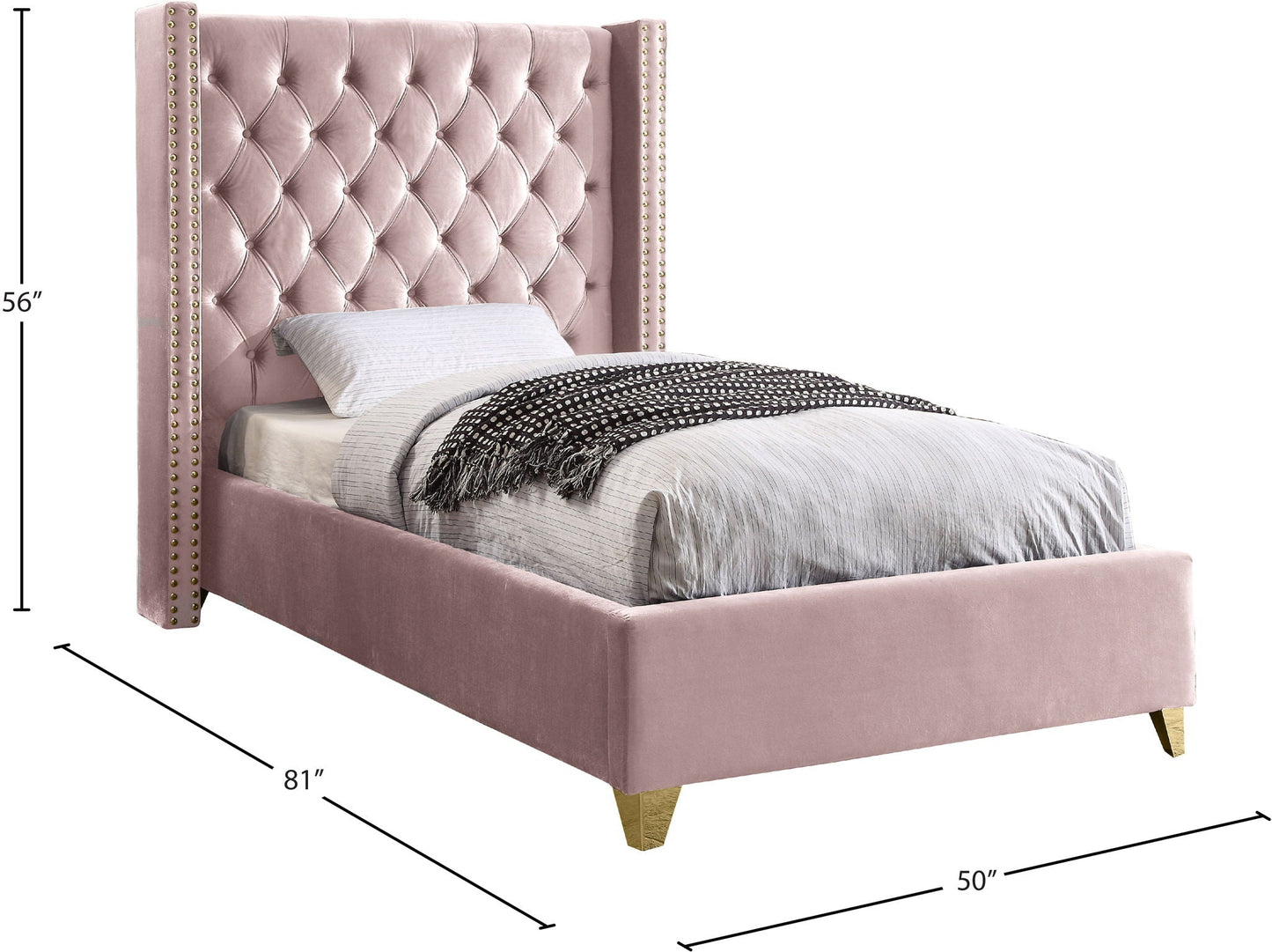 Barolo - Bed, Twin, Blue