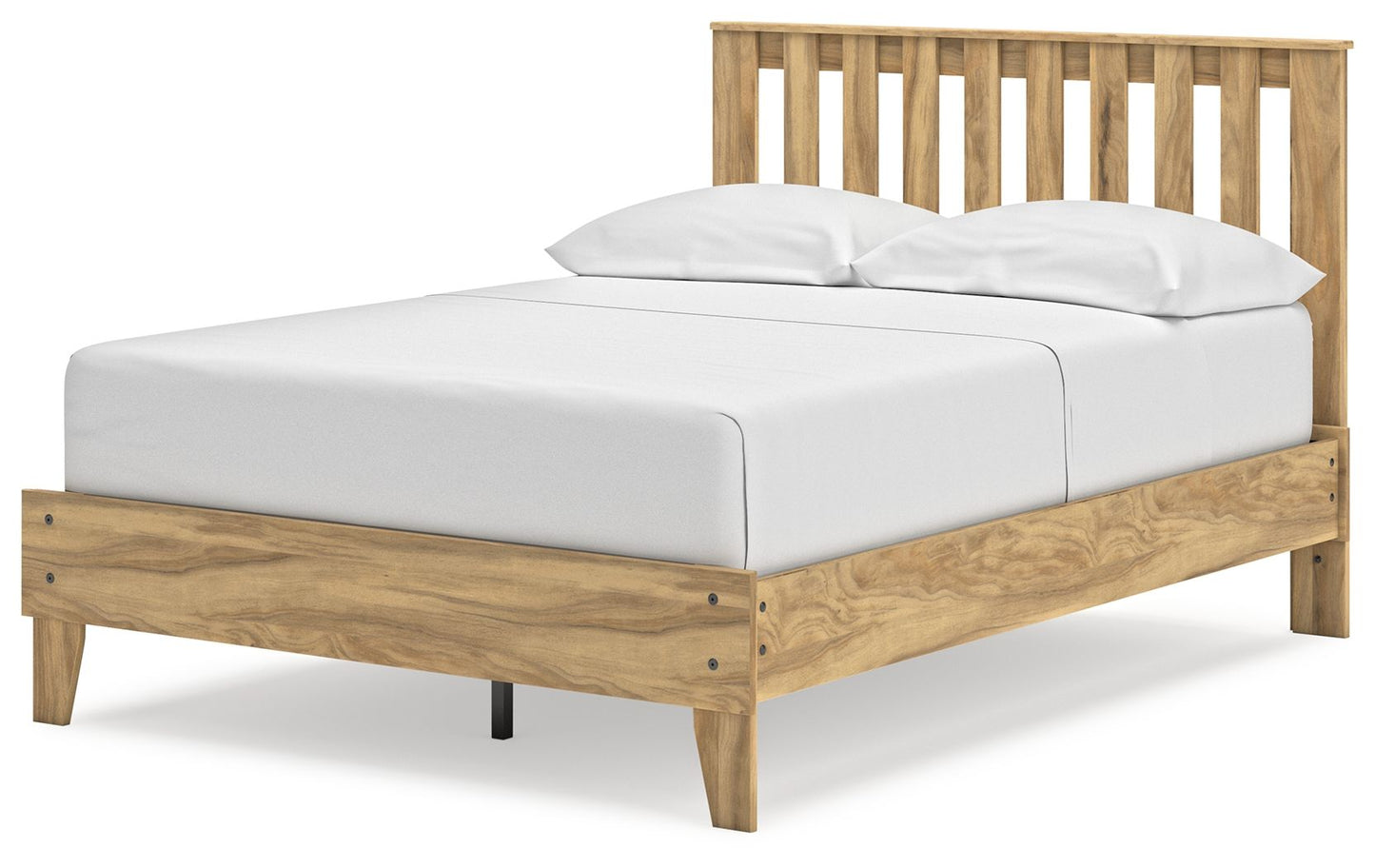 Bermacy - Platform Bedroom Set, Light Brown