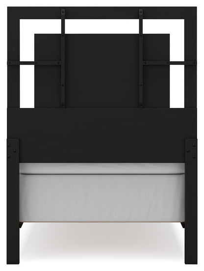 Covetown - Panel Bed, Queen, Dark Brown