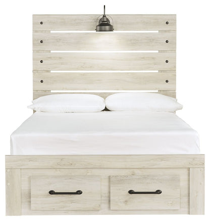 Cambeck - Panel Bed, Twin, Beige