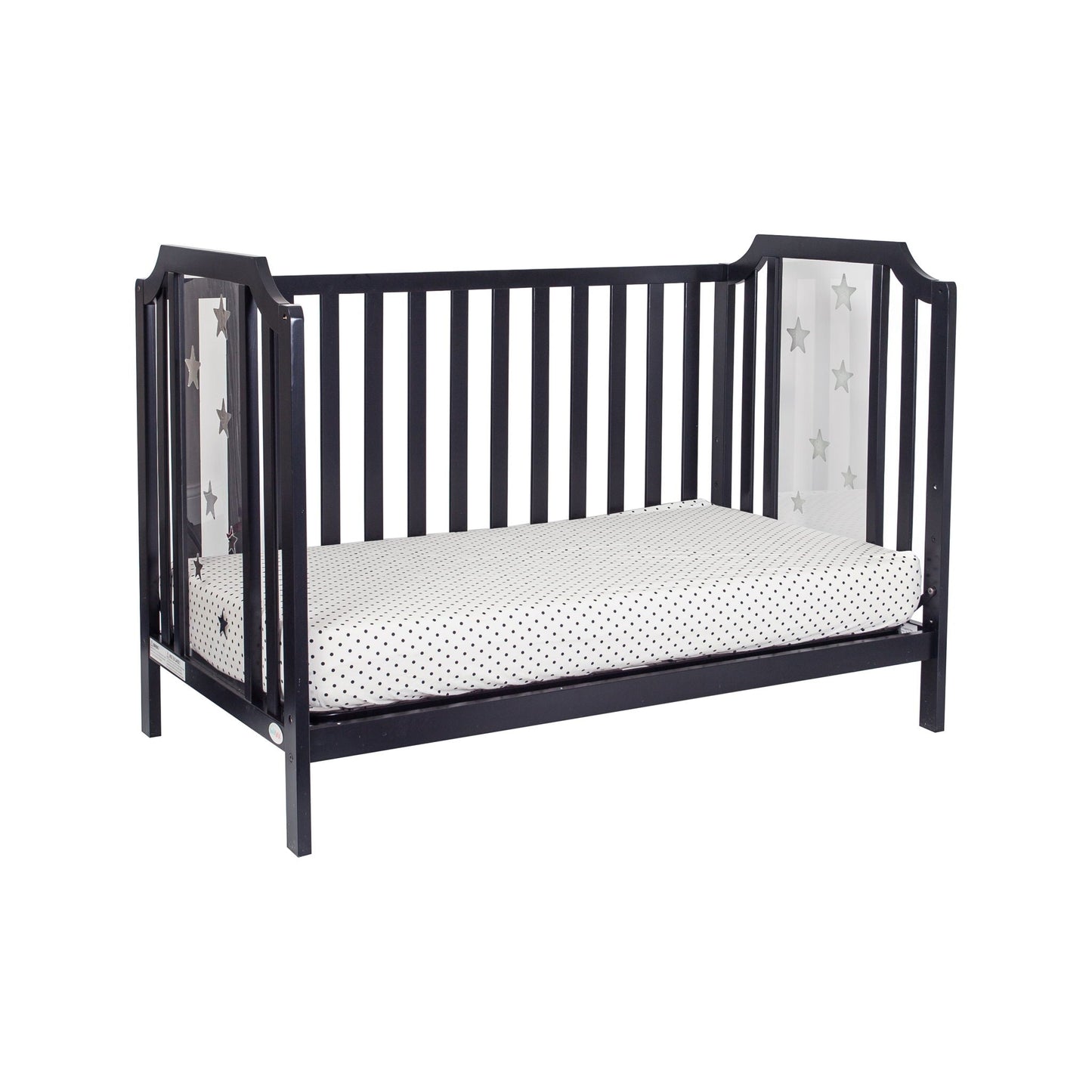 Celeste - 3-in-1 Convertible Island Crib, Black
